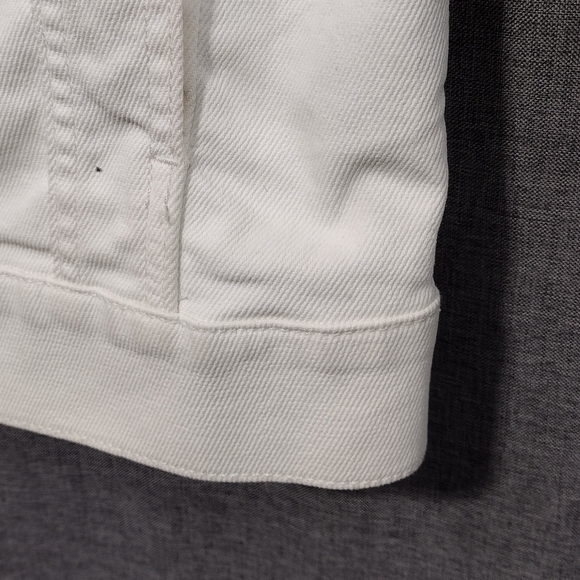 J Brand Noah Denim Jacket Mens M White Retro 90s Y2K Casual Comfy - Picture 5 of 10